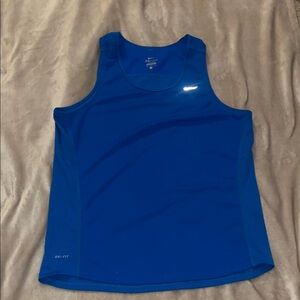 Nike Women's Vibrant Blue Swim Tank
